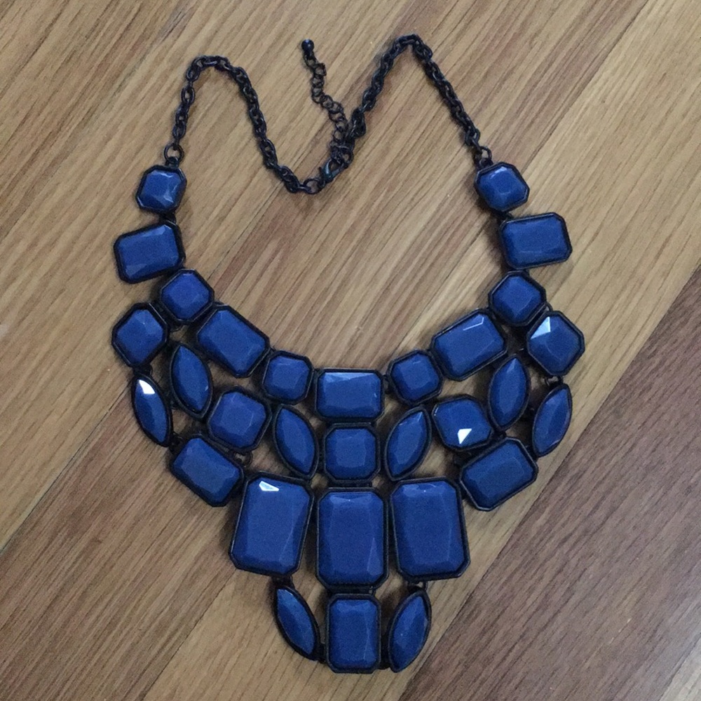 Black and blue necklace